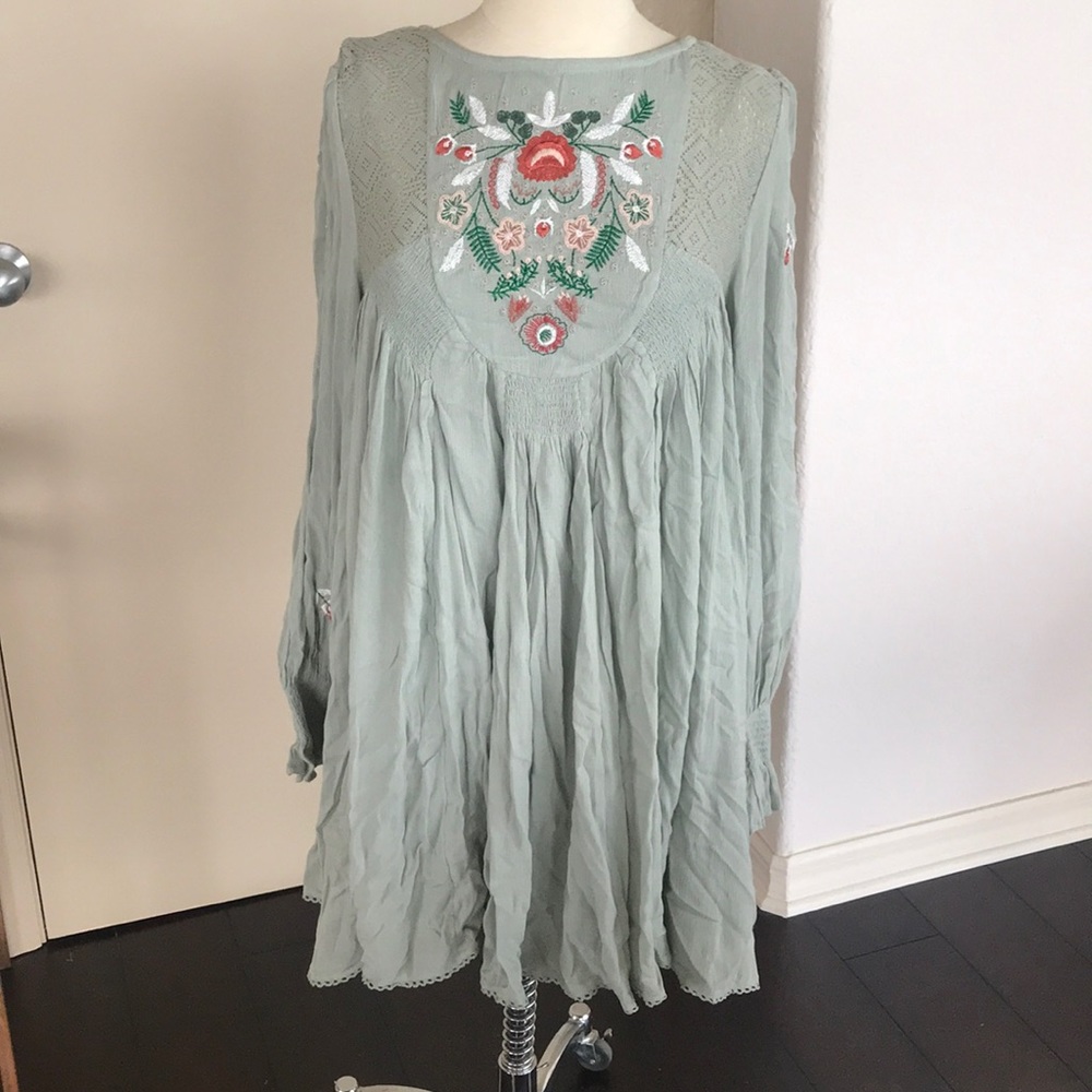 free people mohave mini shift dress